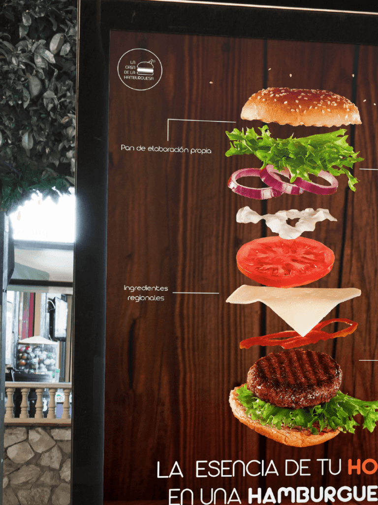 Project icon of La casa de la hamburguesa, vegan restaurant.
