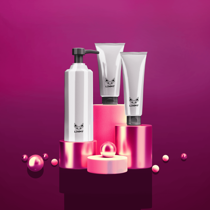 Vegan beauty products from Lemiwt, hairdressing salon.